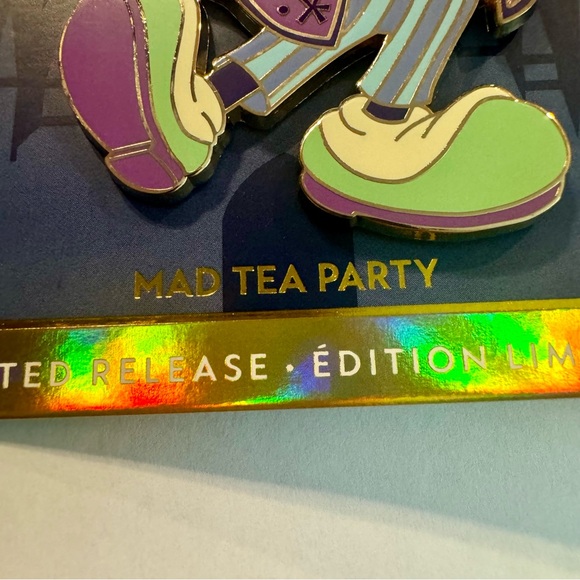 NWT. Disney Mickey Mouse Main Attraction 3/12 Alice Mad Hatter Pin LR 50th WDW. - Picture 7 of 8